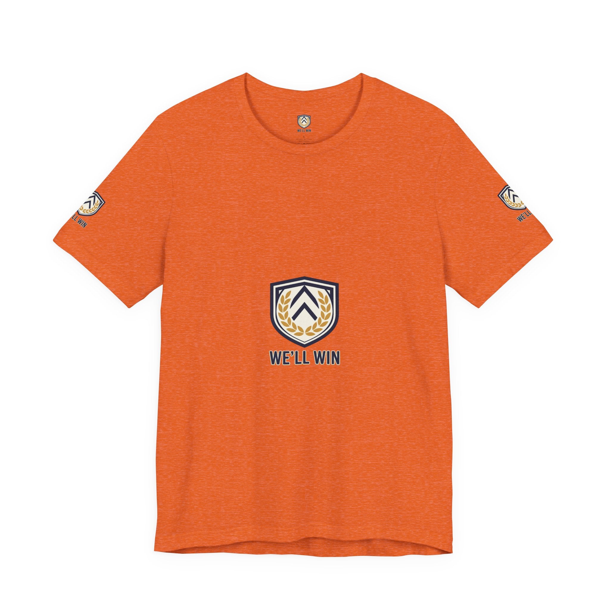 We’ll Win Shield Tee | Motivational Victory Emblem