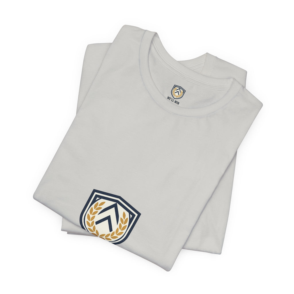 We’ll Win Shield Tee | Motivational Victory Emblem