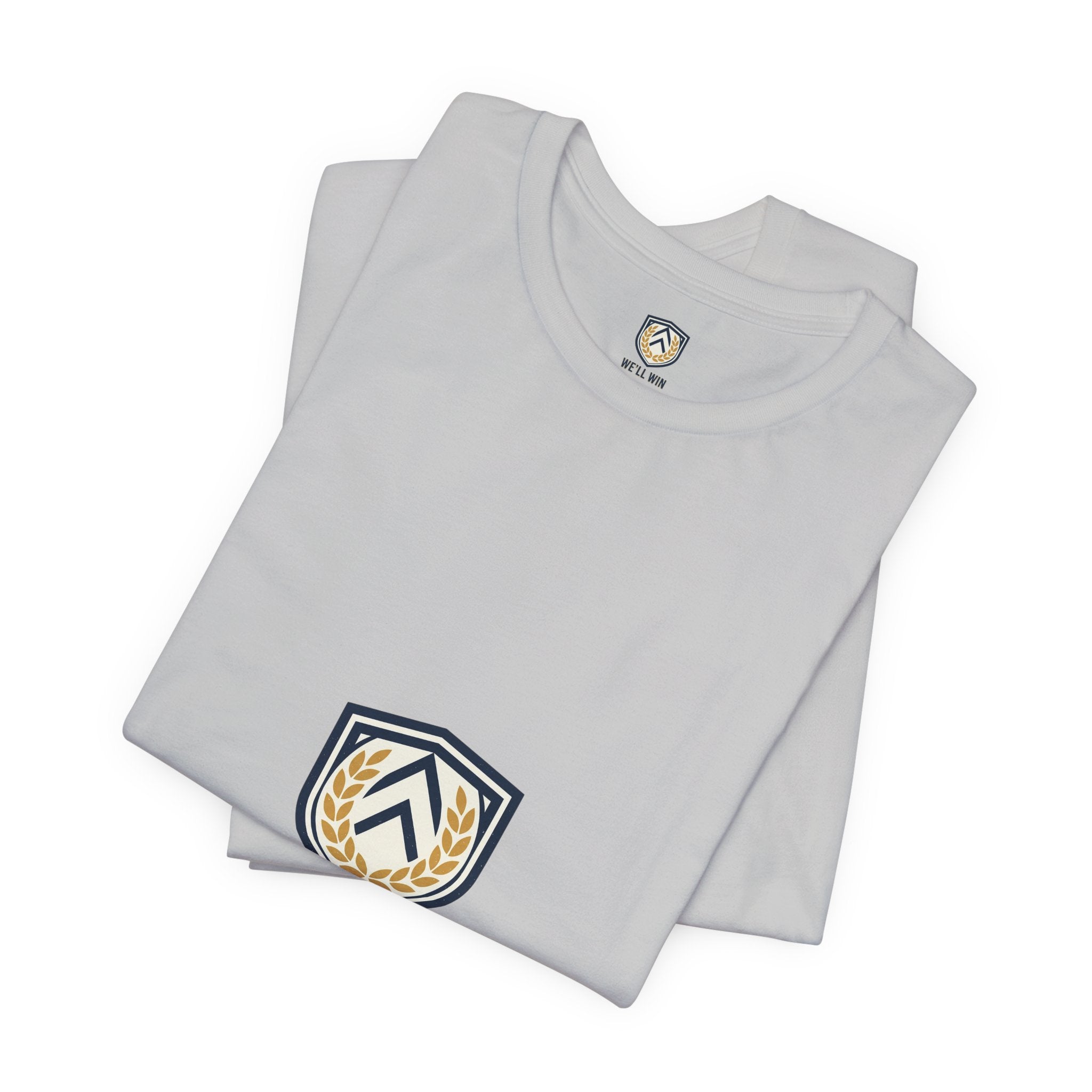 We’ll Win Shield Tee | Motivational Victory Emblem
