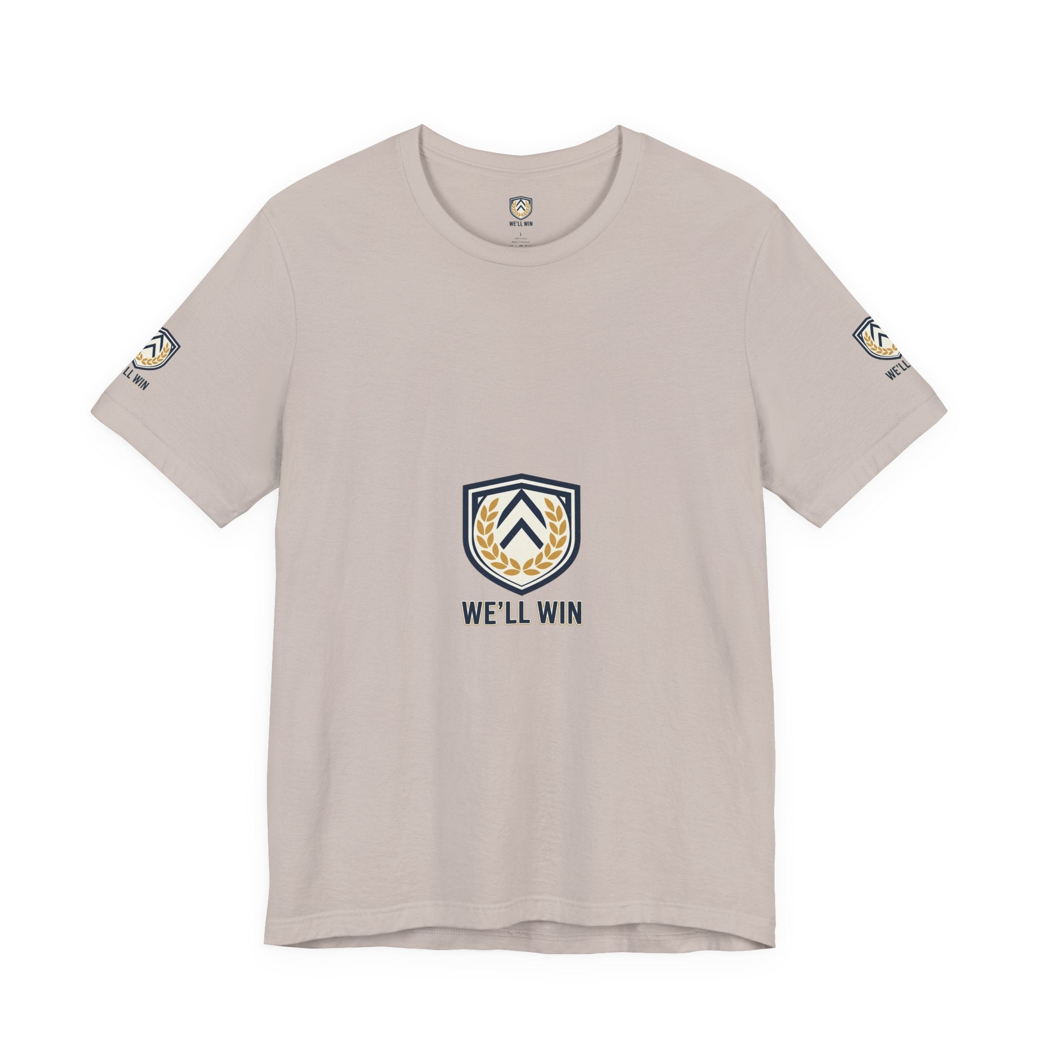We’ll Win Shield Tee | Motivational Victory Emblem