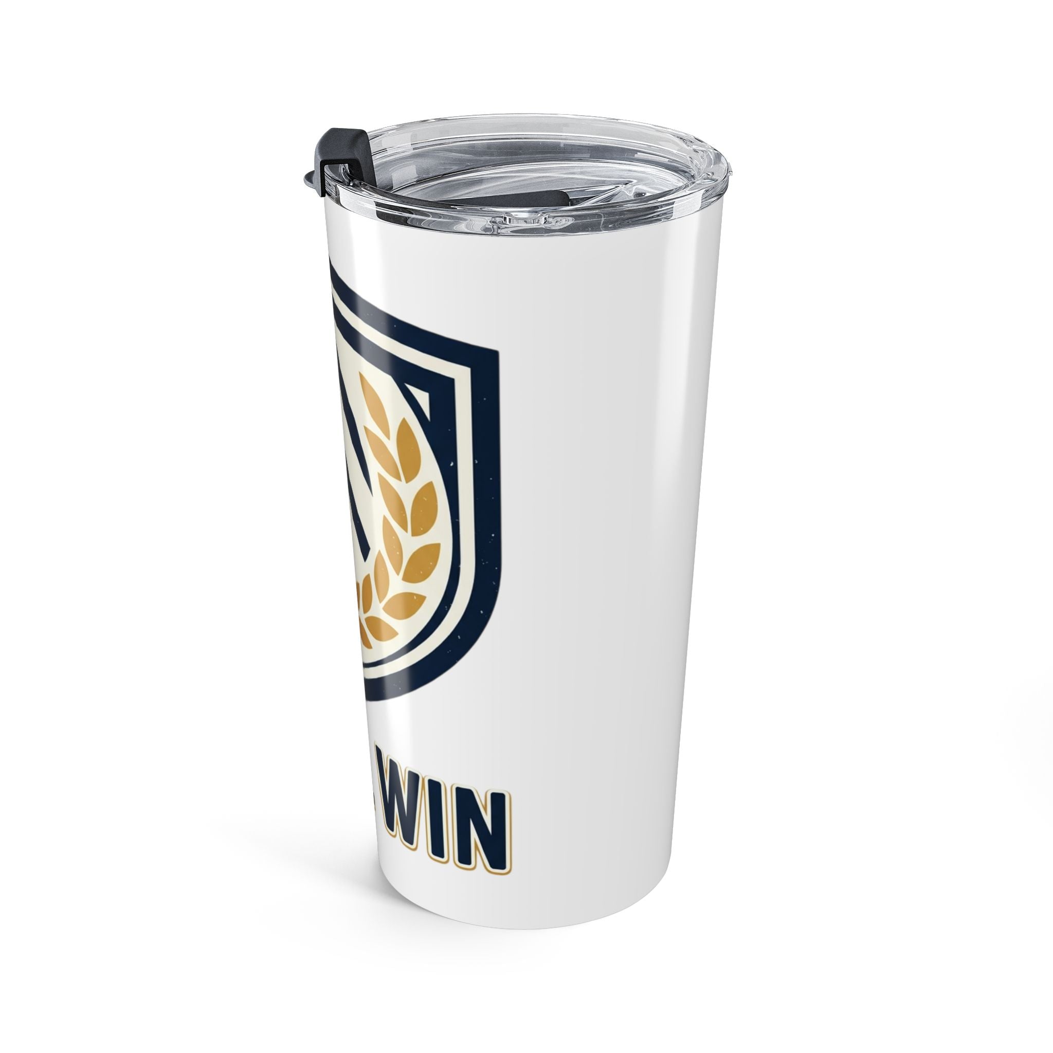 20oz Insulated Tumbler — 'We'll Win' Laurel Shield Design