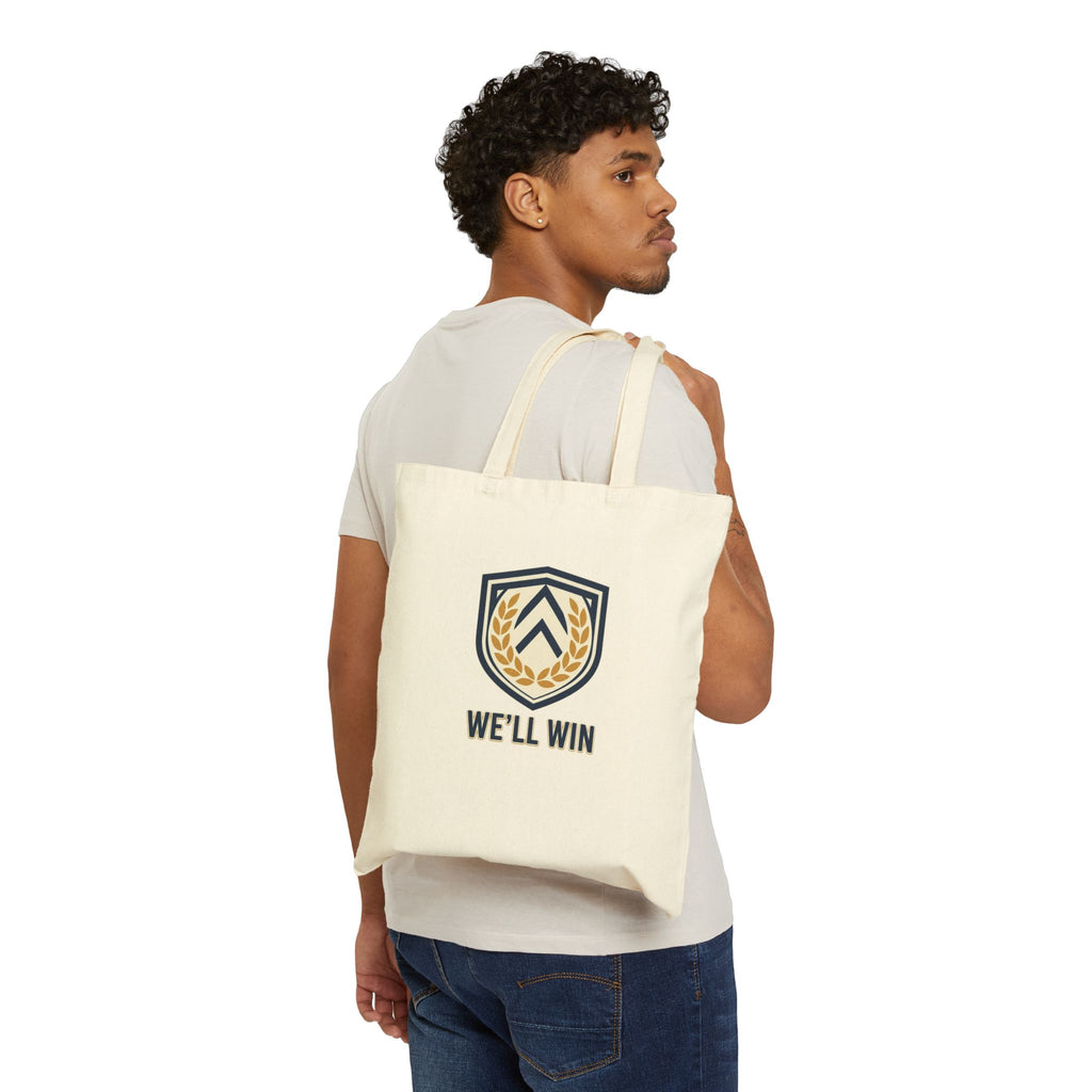 Professional Minimalist Typography Tote Bag | Cotton Canvas Tote