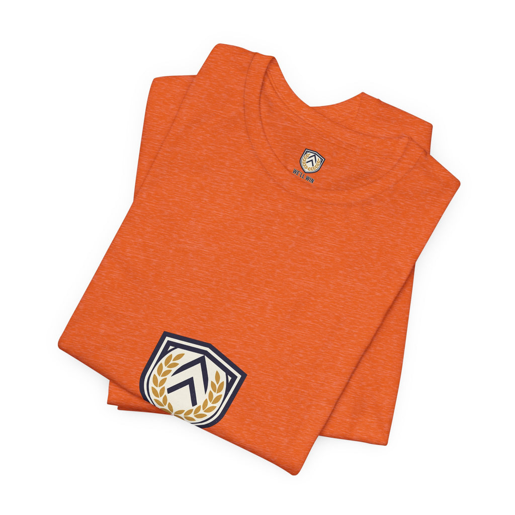 We’ll Win Shield Tee | Motivational Victory Emblem