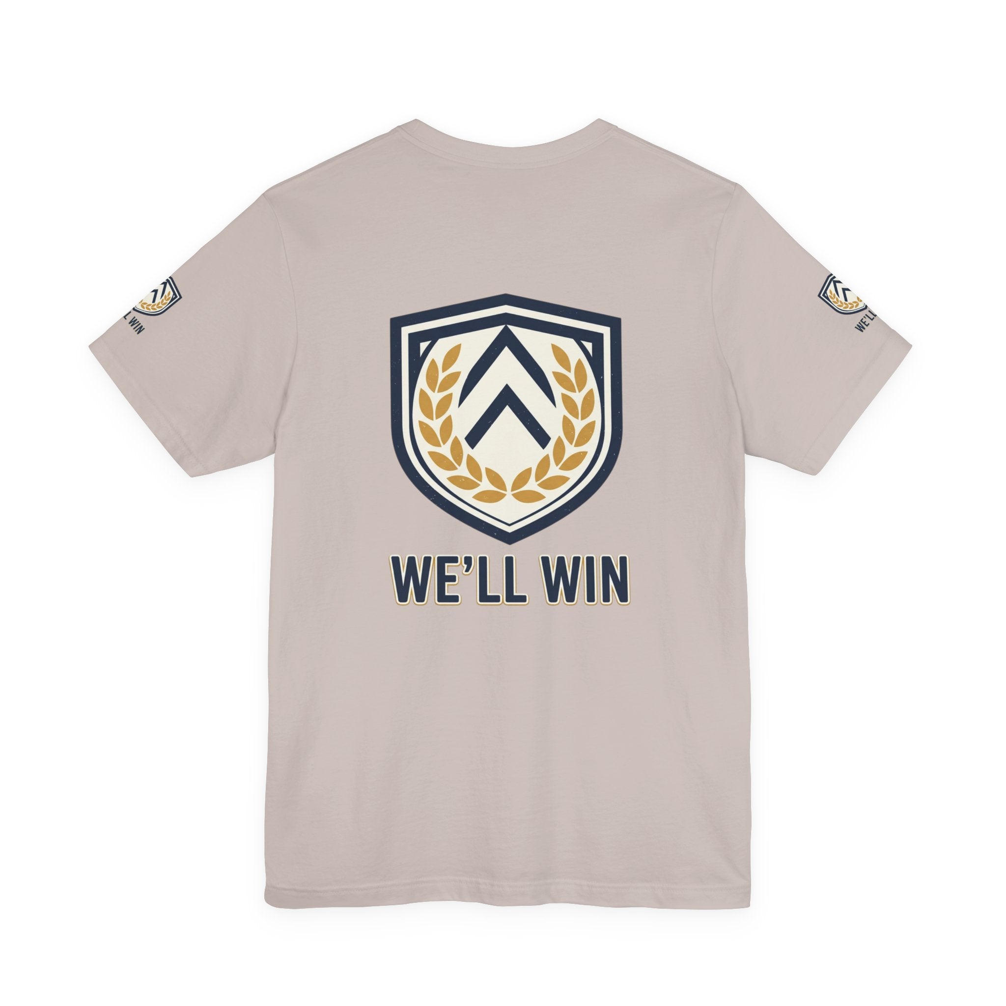 We’ll Win Shield Tee | Motivational Victory Emblem