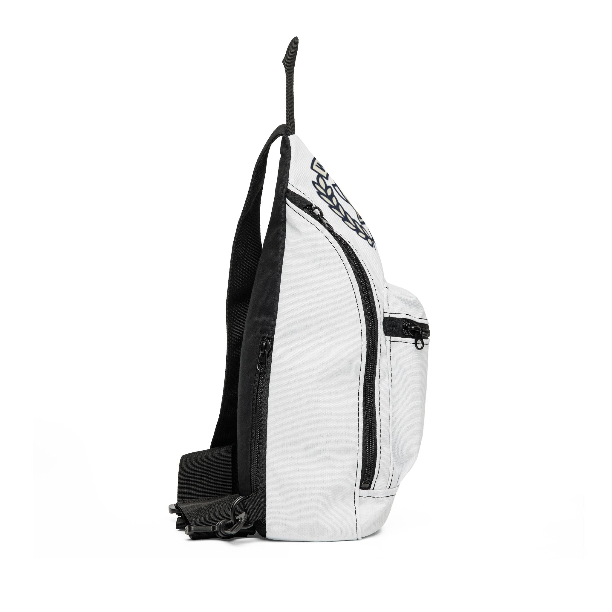 Sling Bag - 'We Win' Trophy Laurel Chest Sling Bag | Sports Victory Crossbody