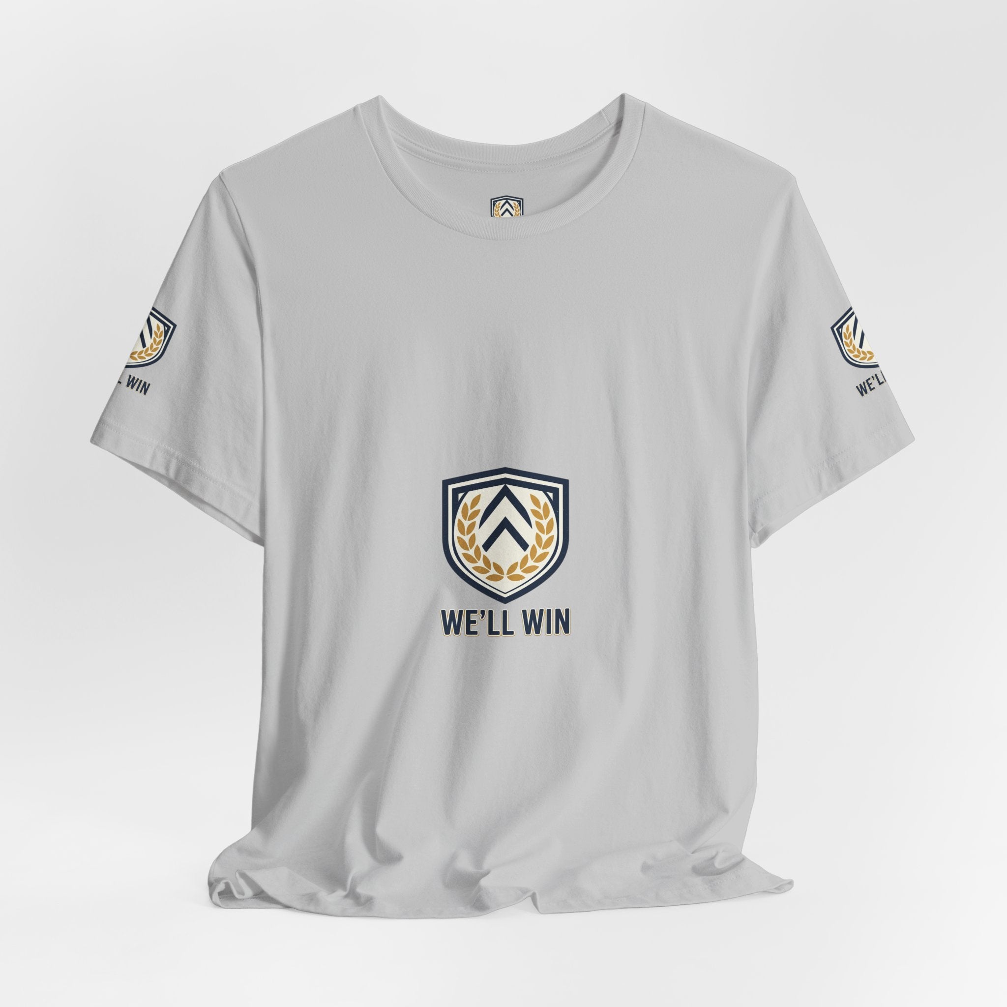 We’ll Win Shield Tee | Motivational Victory Emblem