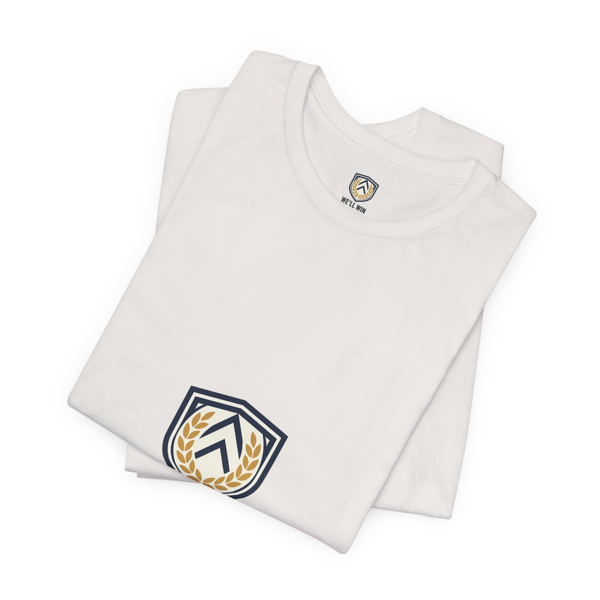 We’ll Win Shield Tee | Motivational Victory Emblem