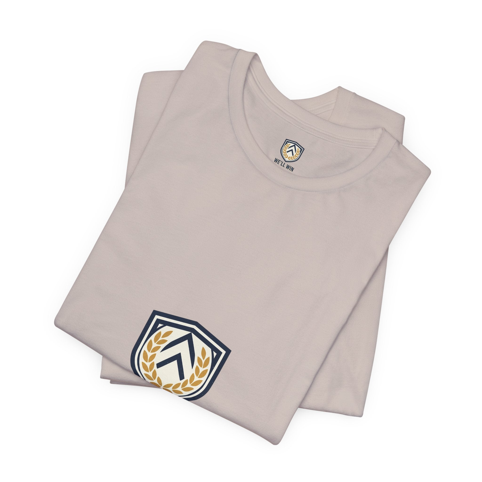 We’ll Win Shield Tee | Motivational Victory Emblem
