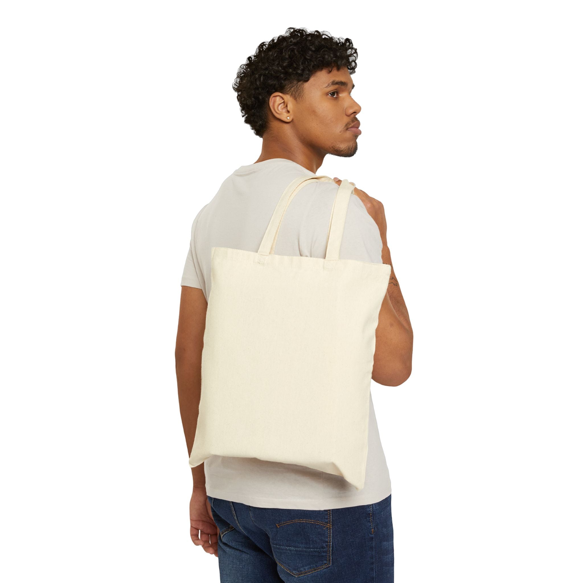 Professional Minimalist Typography Tote Bag | Cotton Canvas Tote