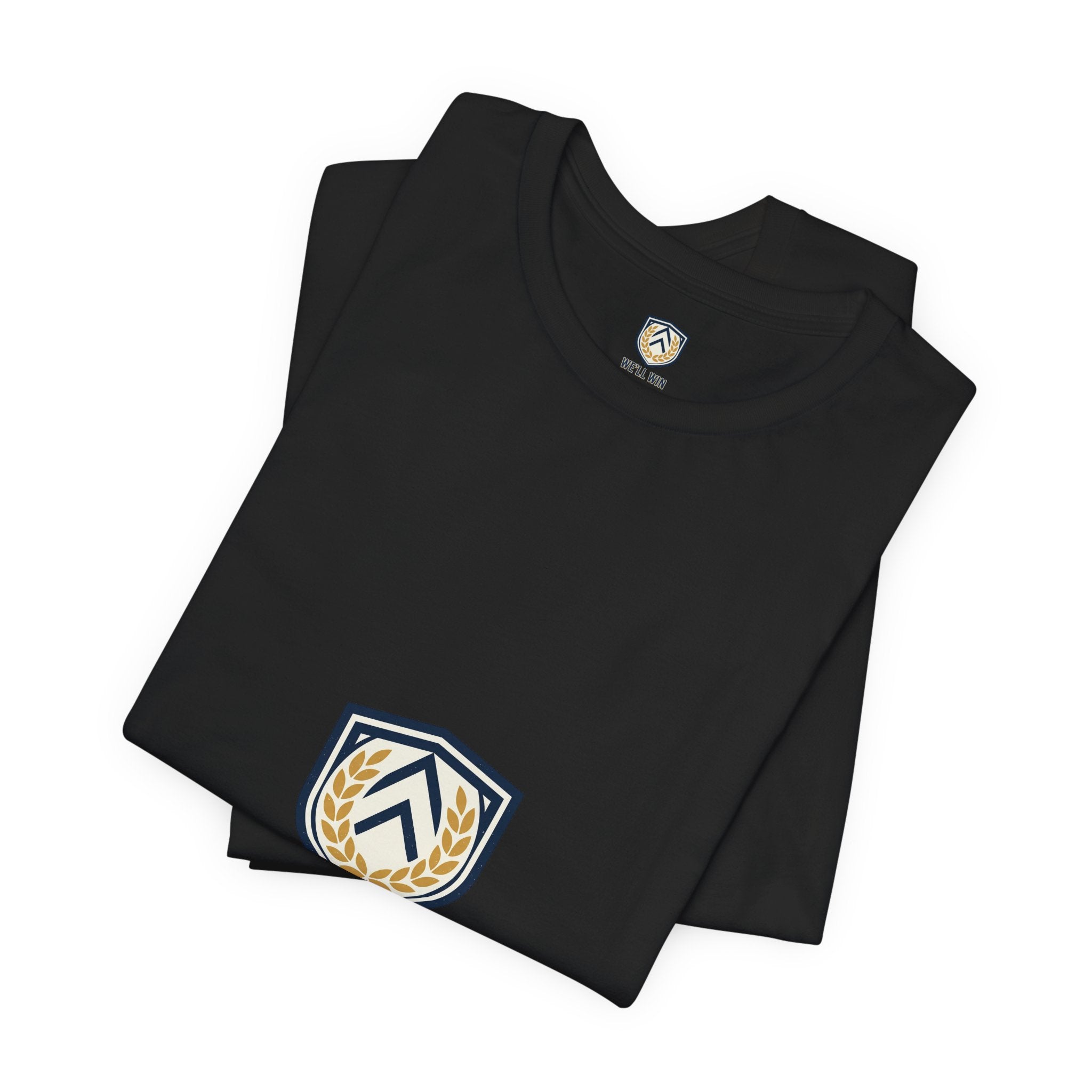 We’ll Win Shield Tee | Motivational Victory Emblem