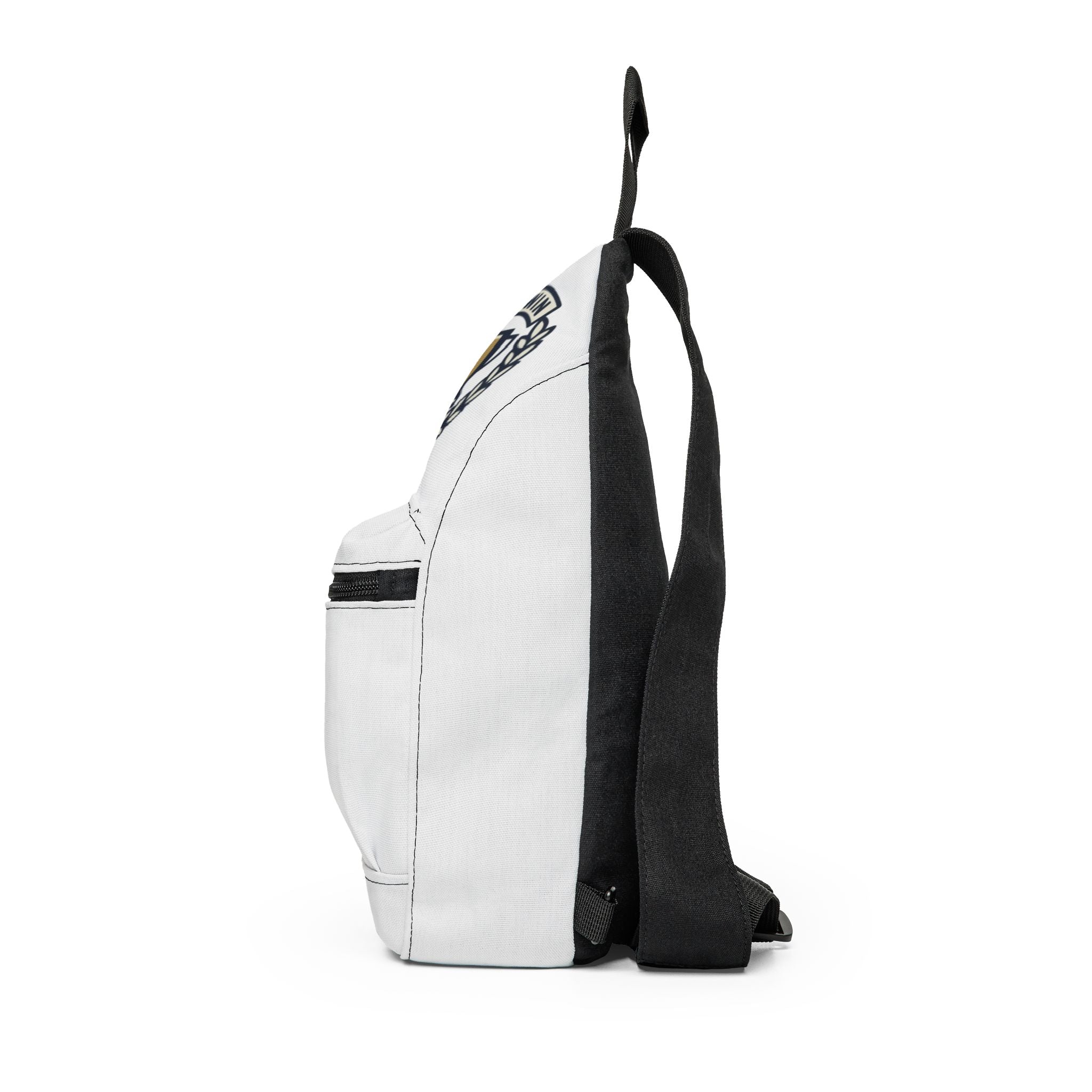 Sling Bag - 'We Win' Trophy Laurel Chest Sling Bag | Sports Victory Crossbody